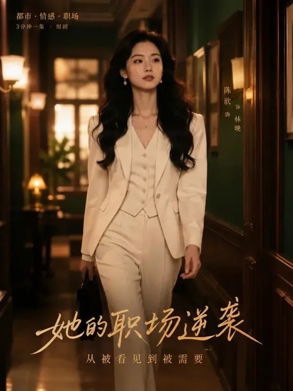 逆风之名短剧封面，逆袭题材，56集高清剧照