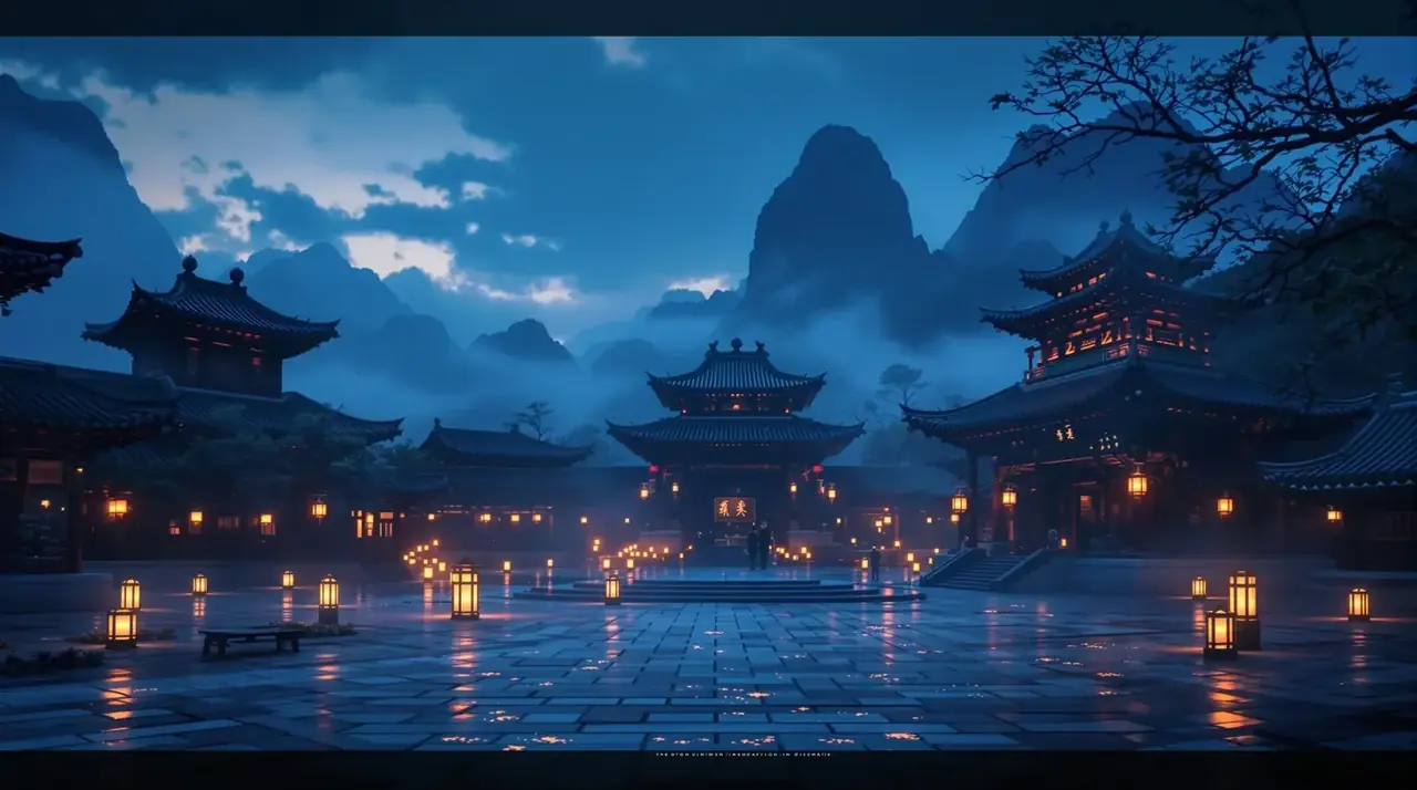 云上锦阙短剧剧照，古装题材，云上锦阙高清场景图